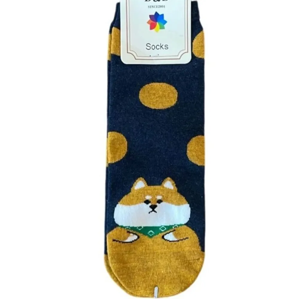 D&B Cute Dog Socks Shiba, Shiba Inu, Corgi, Kawaii